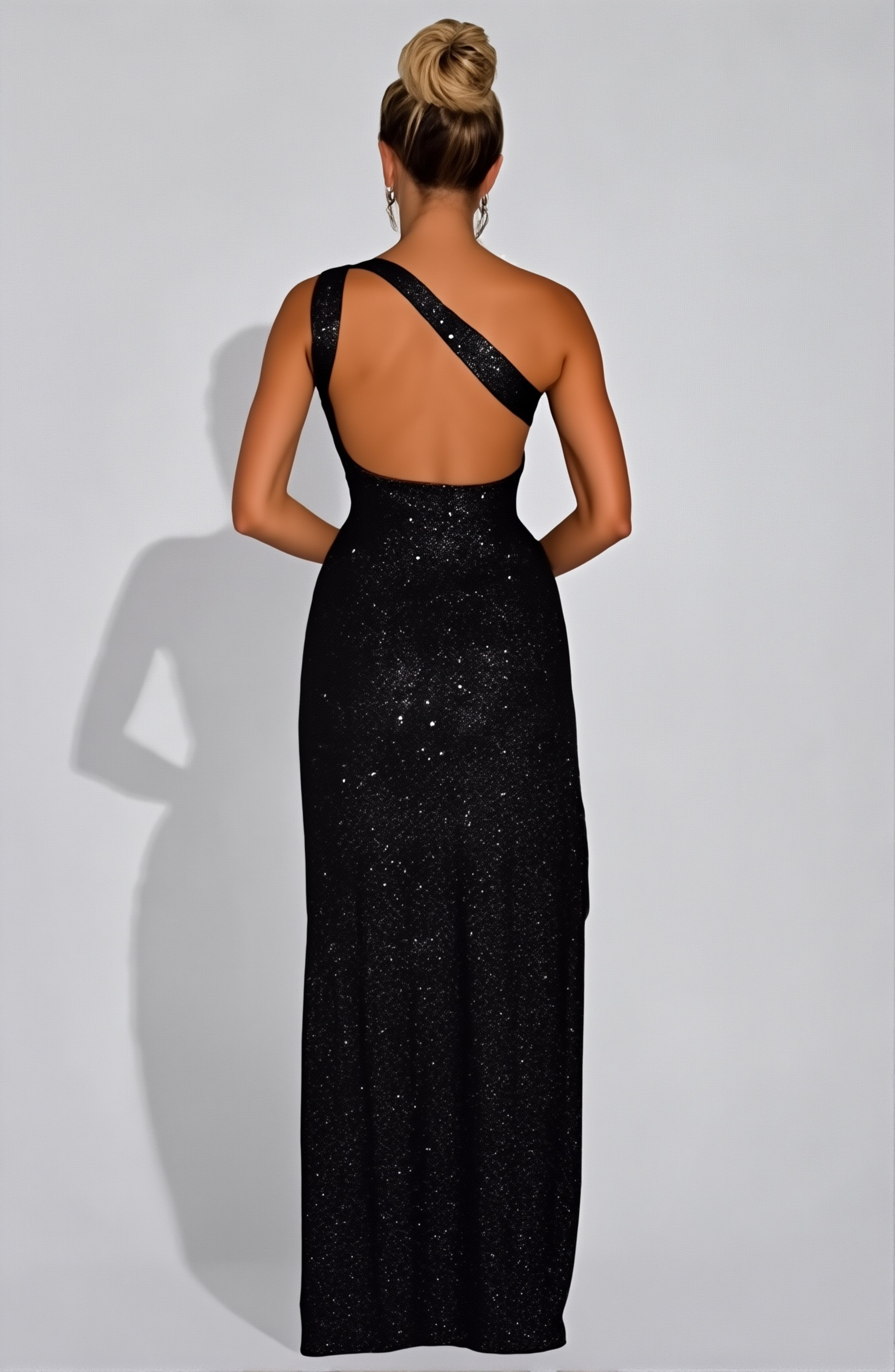 Starlight One-Shoulder Gown