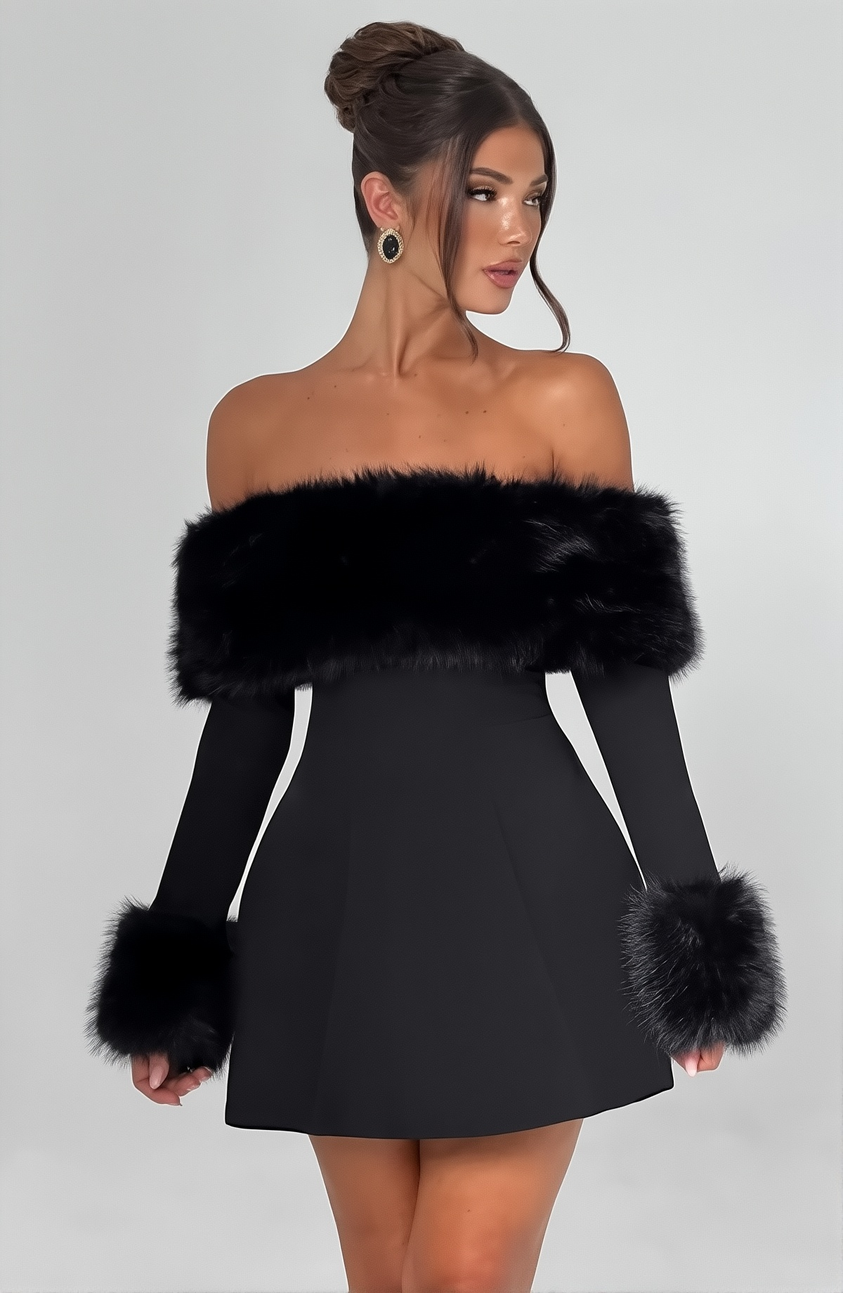 Aveline Mini Dress Black