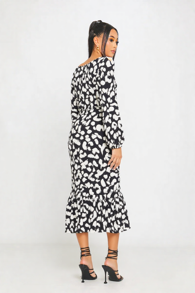Urban Wild Midi Dress