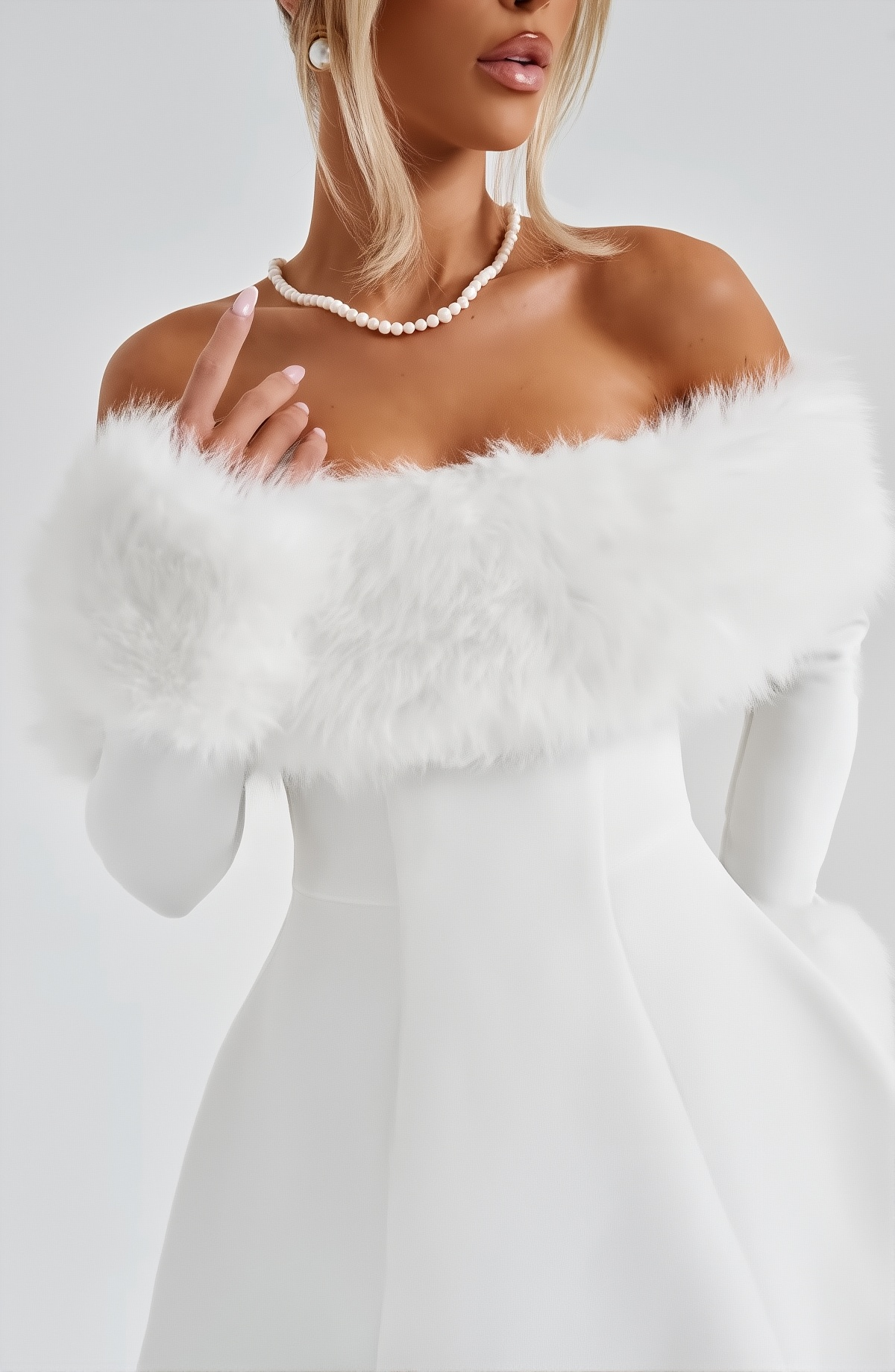 Aveline Mini Dress White