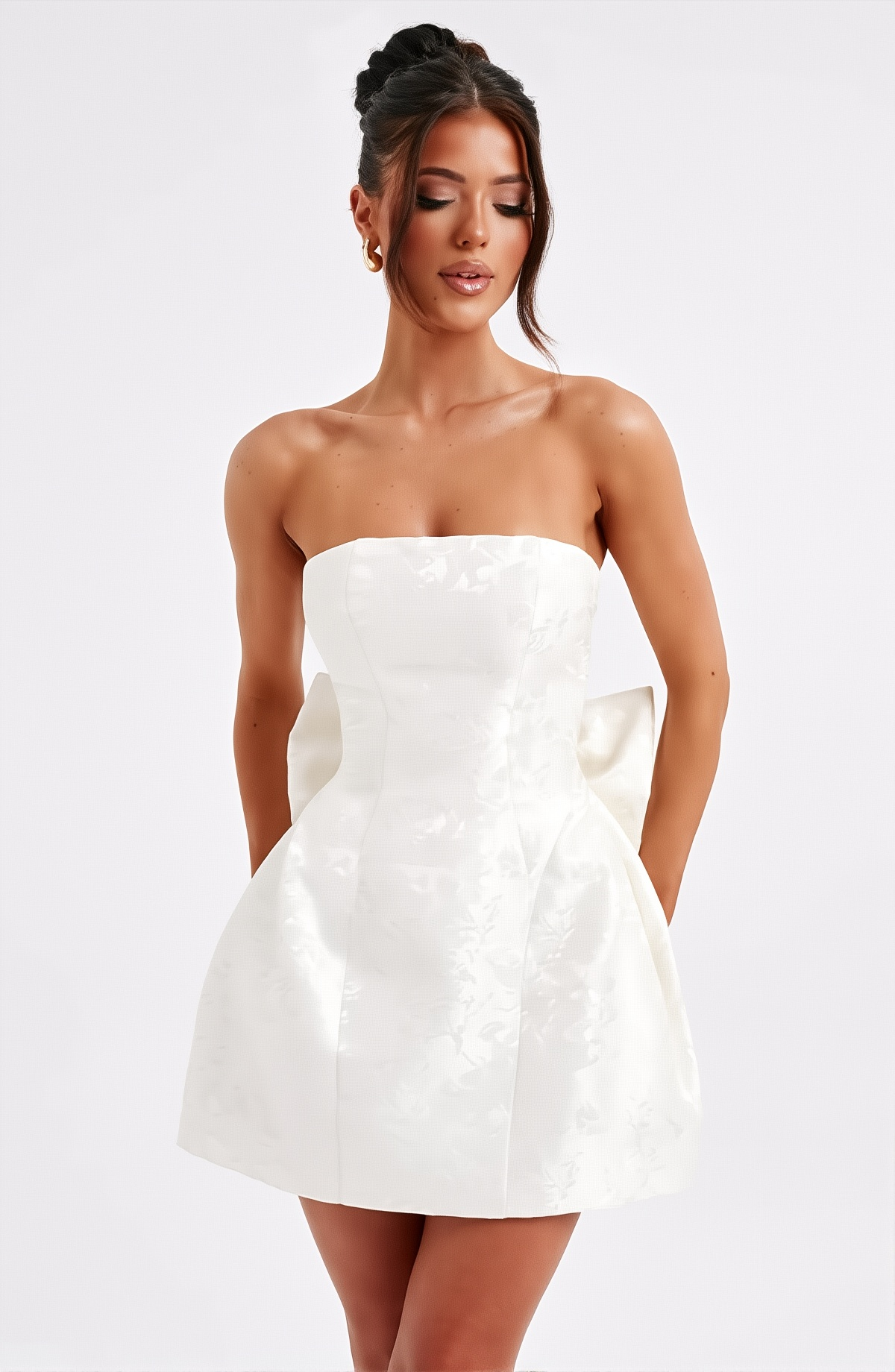 Aurelia Mini Dress White