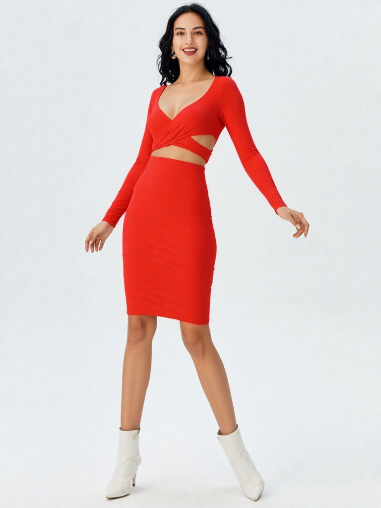 Vibrant Nightlife Dress