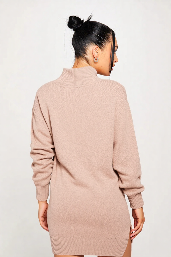 Autumn Luxe Cable Knit Dress