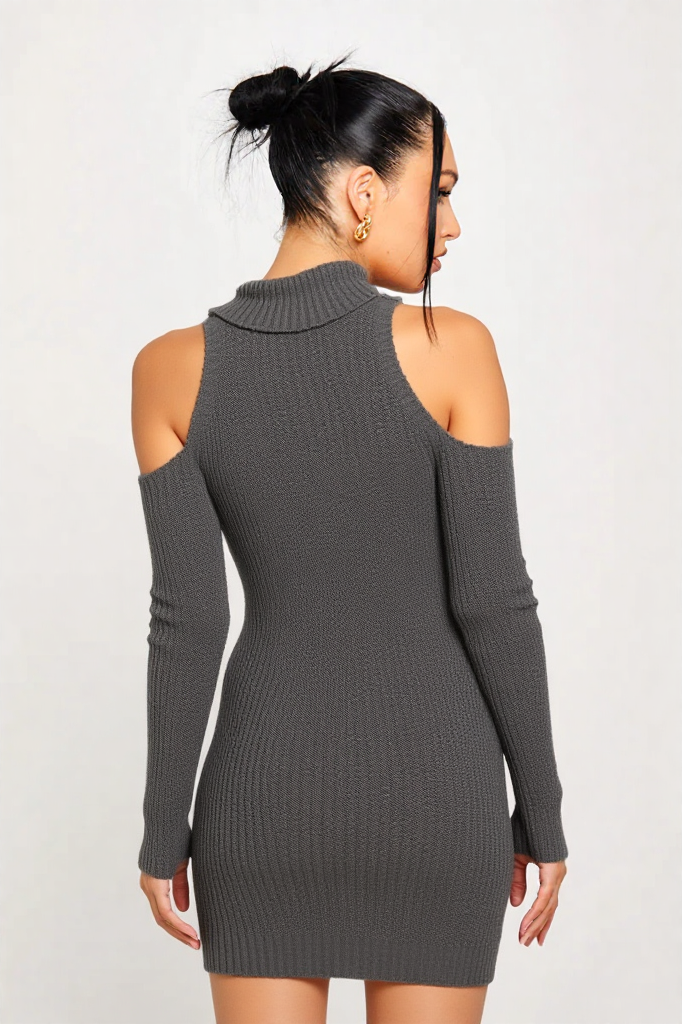 Midnight Charm Knit Dress