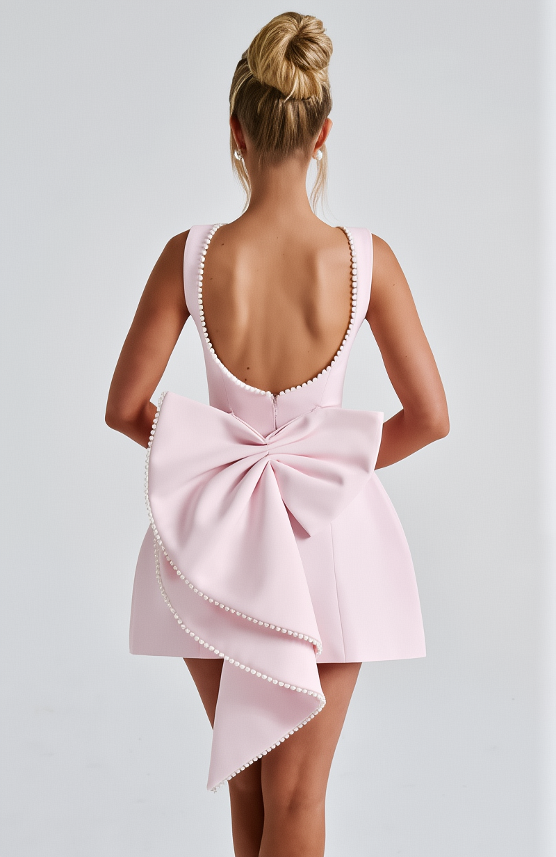 Sara Bow Mini Dress