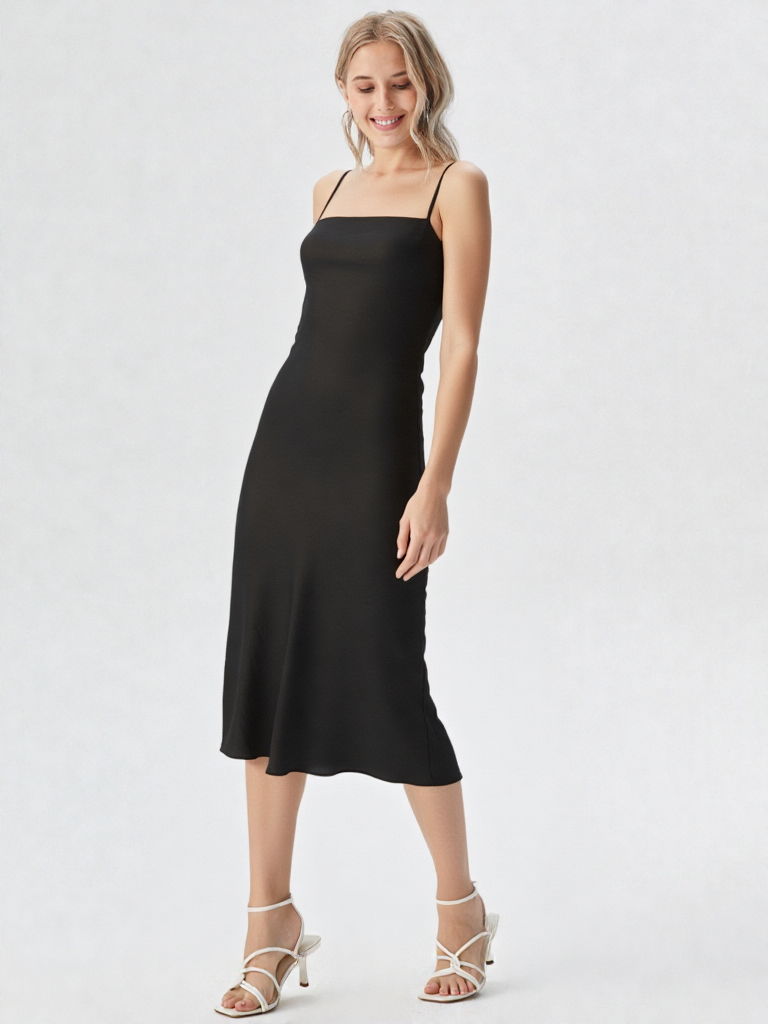 Satin Evening Dress