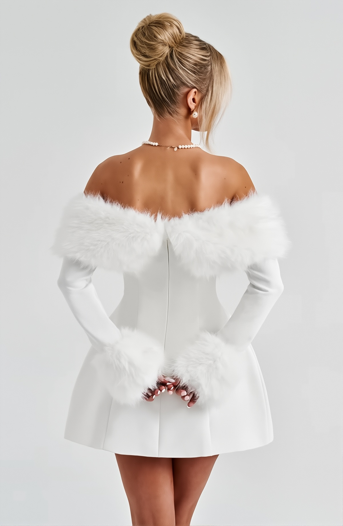 Aveline Mini Dress White