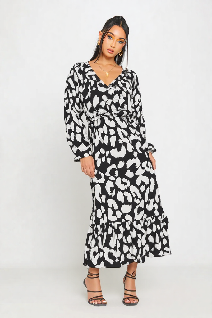 Urban Wild Midi Dress