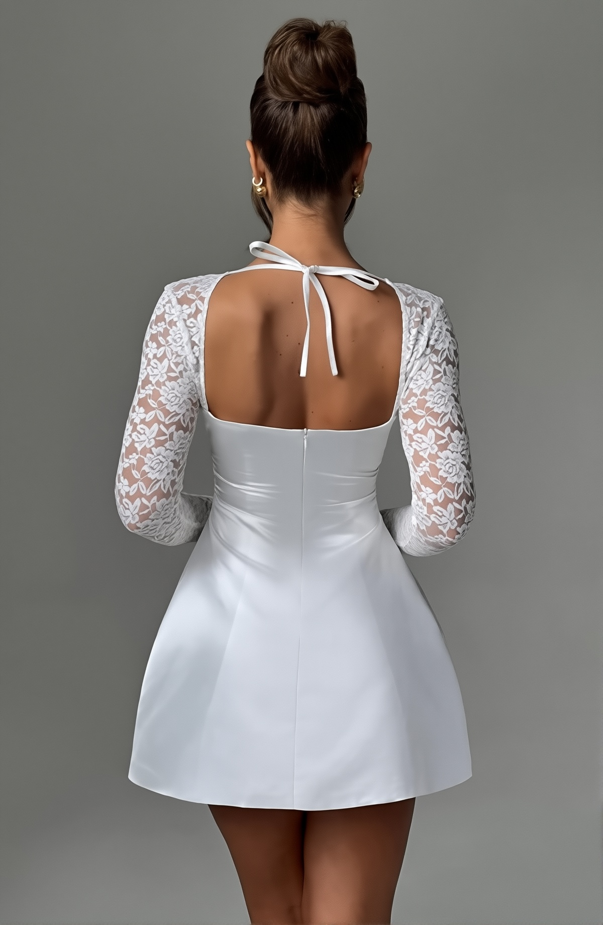 Aurielle Mini Dress White