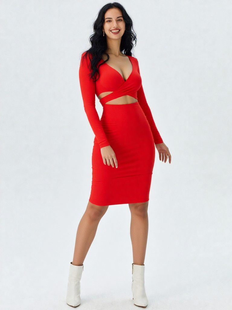Vibrant Nightlife Dress