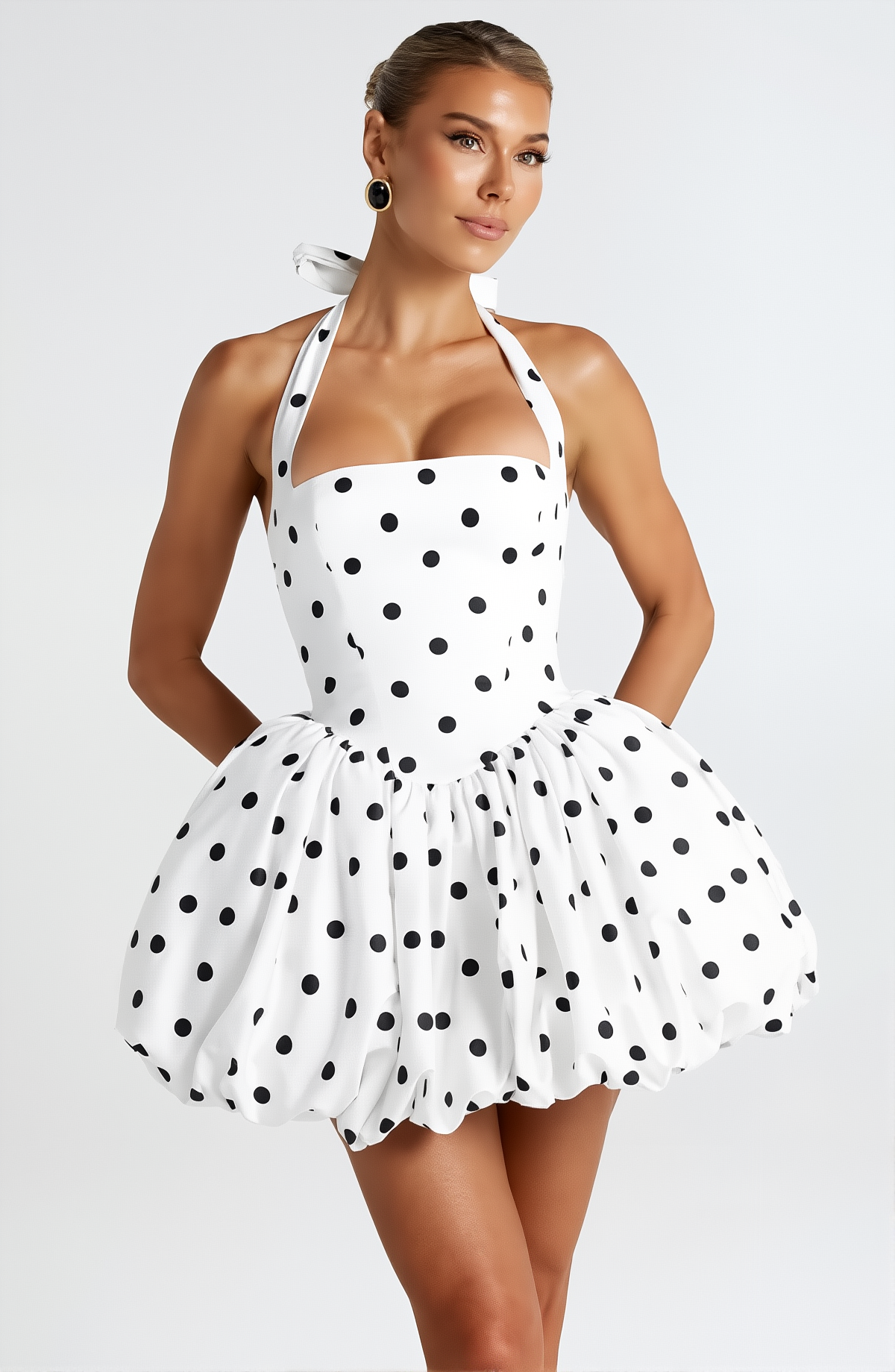 Vitória Bubble Mini Dress