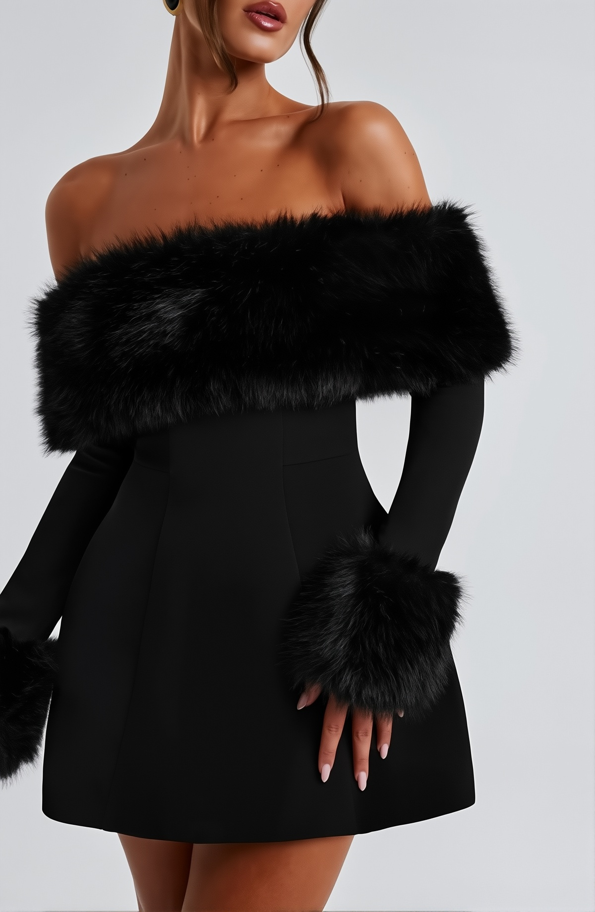 Aveline Mini Dress Black