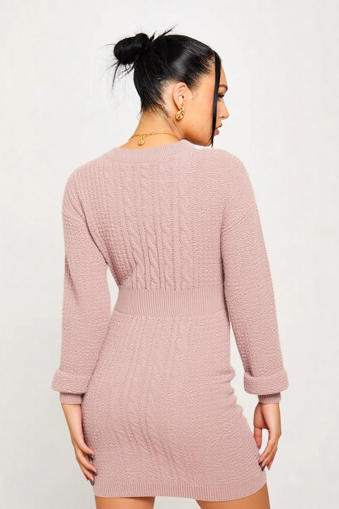 Blush Belle Knit Dress