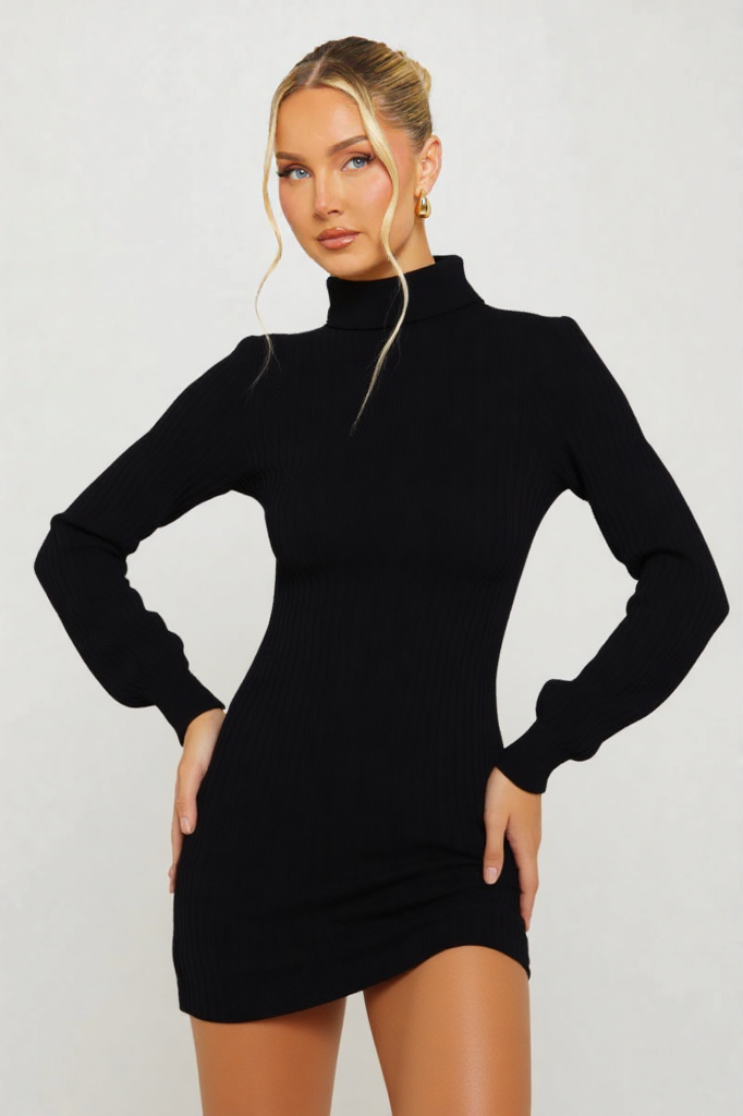 Ivory Luxe Knit Dress