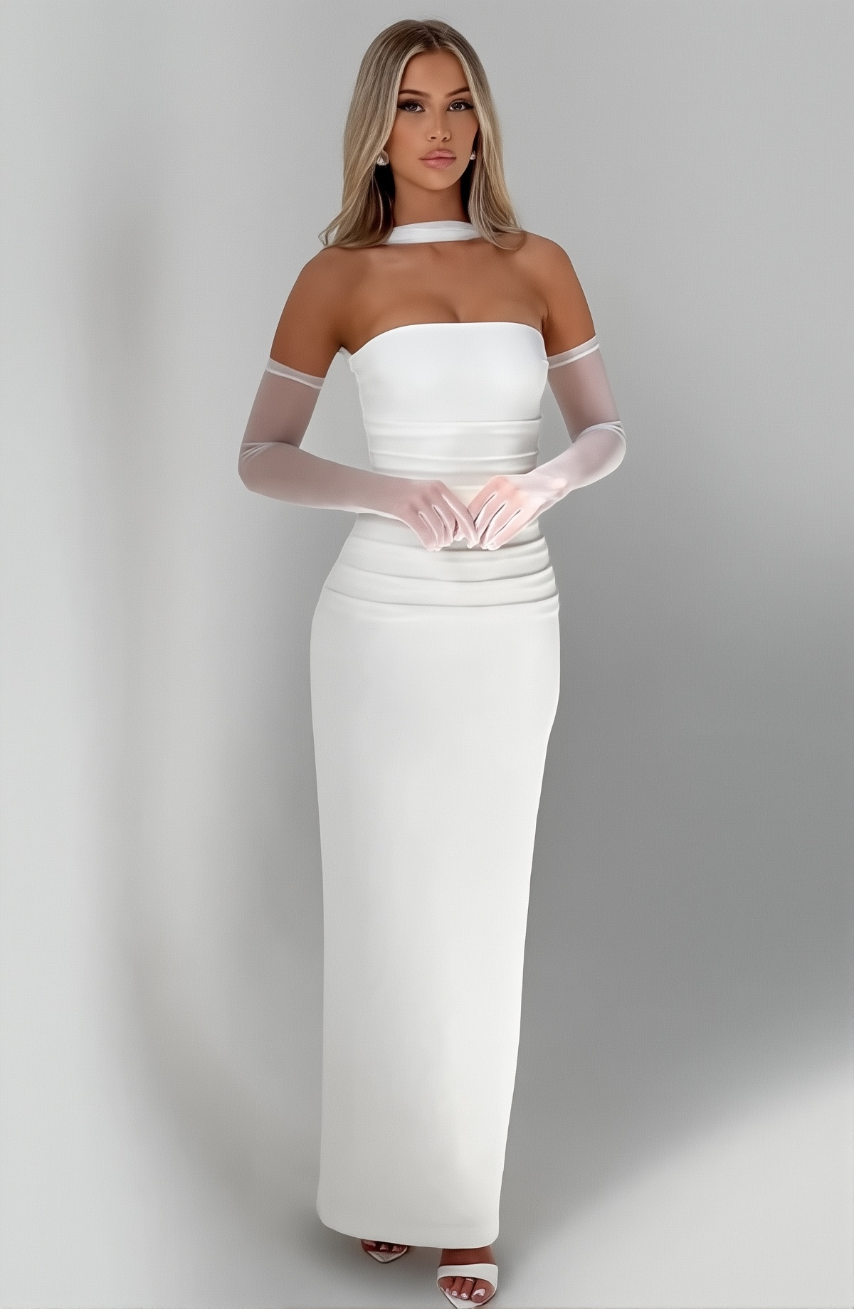 Seraphina Maxi Dress White