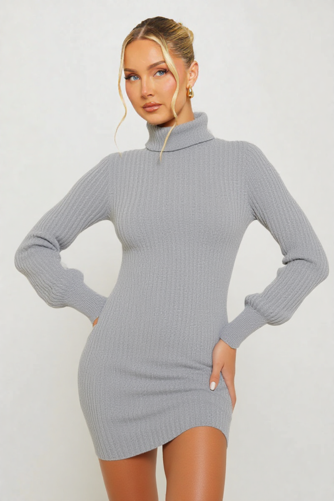 Ivory Luxe Knit Dress