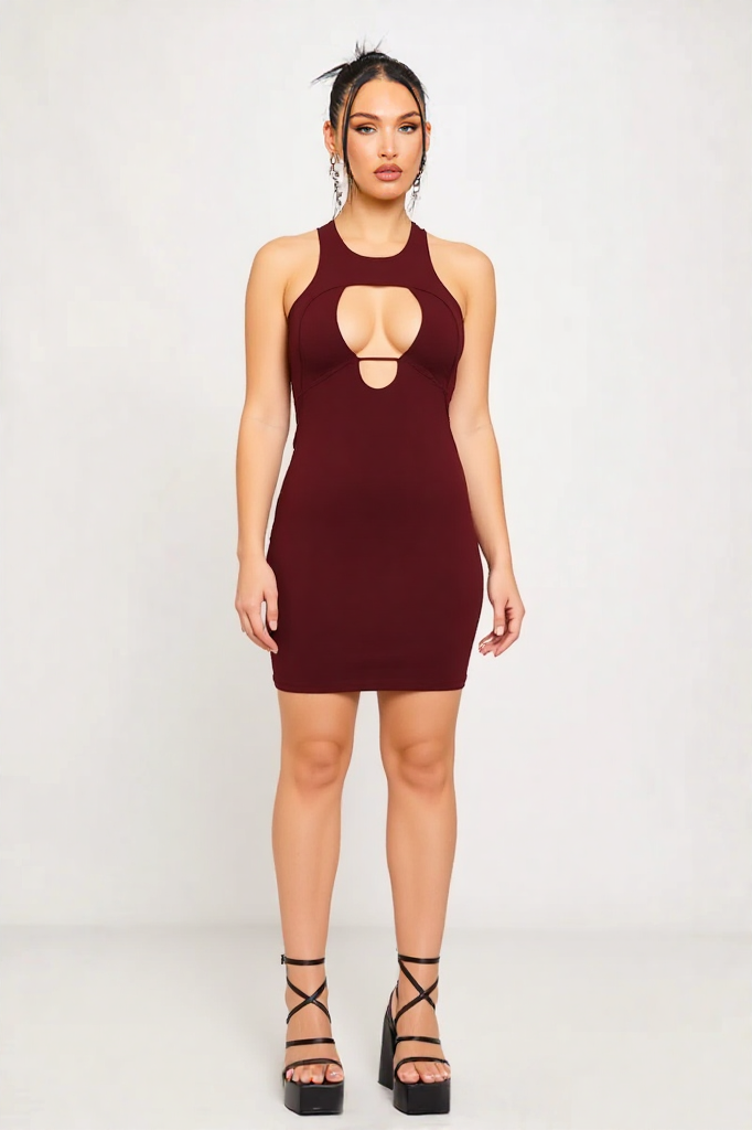 Scarlet Allure Cutout Dress