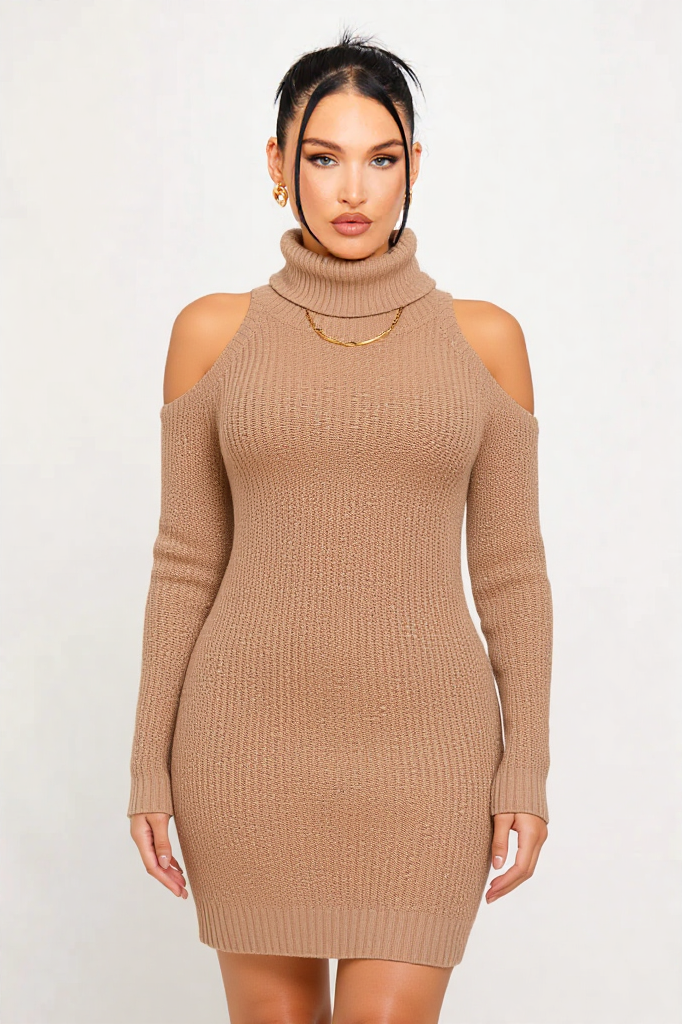 Midnight Charm Knit Dress