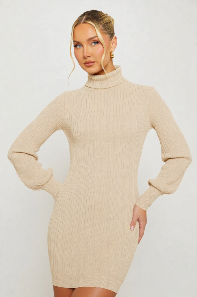 Ivory Luxe Knit Dress