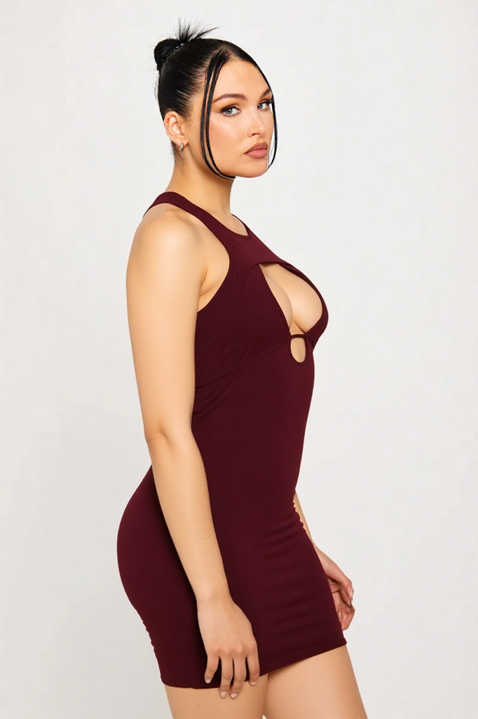 Scarlet Allure Cutout Dress