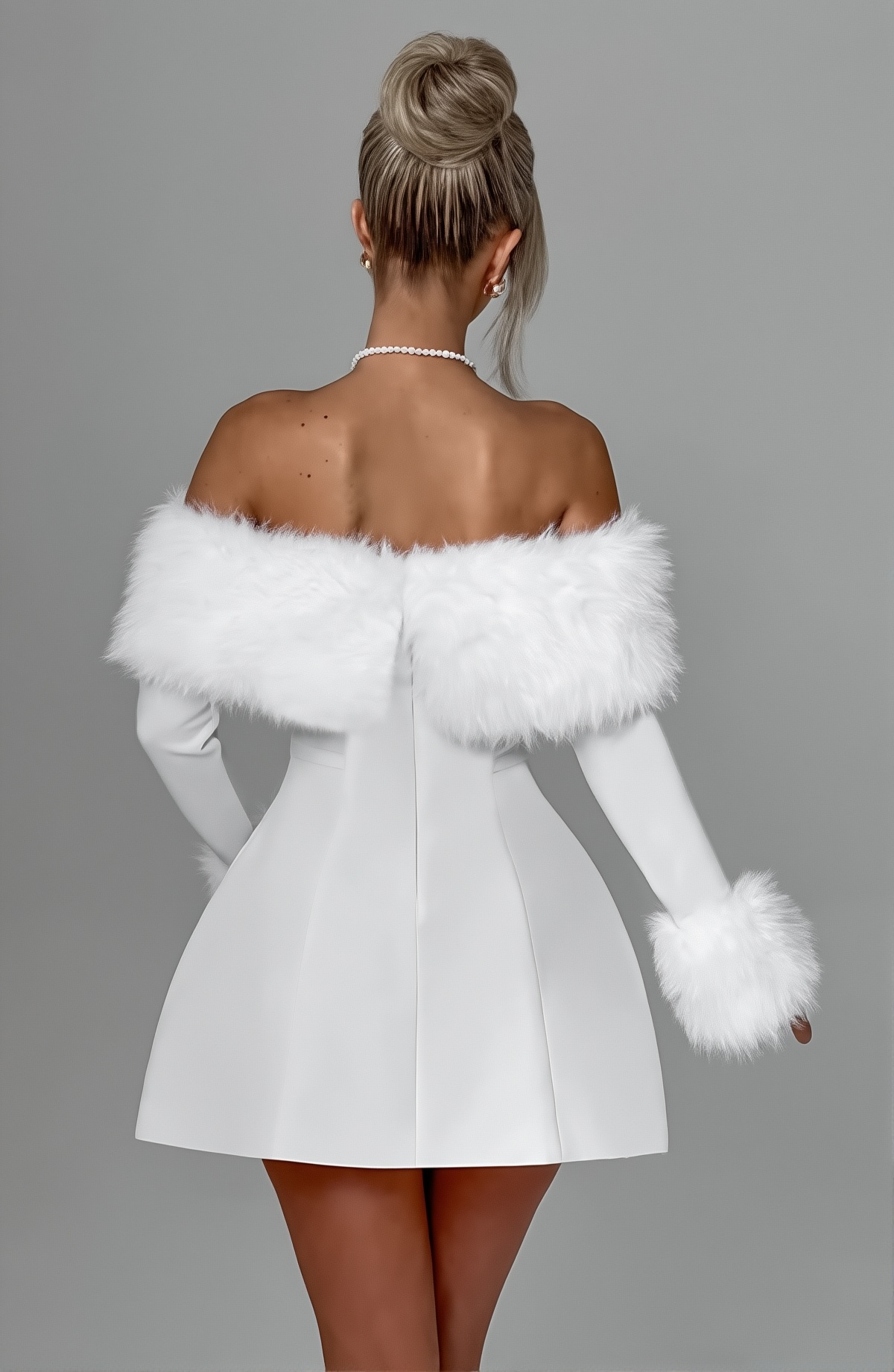 Aveline Mini Dress White