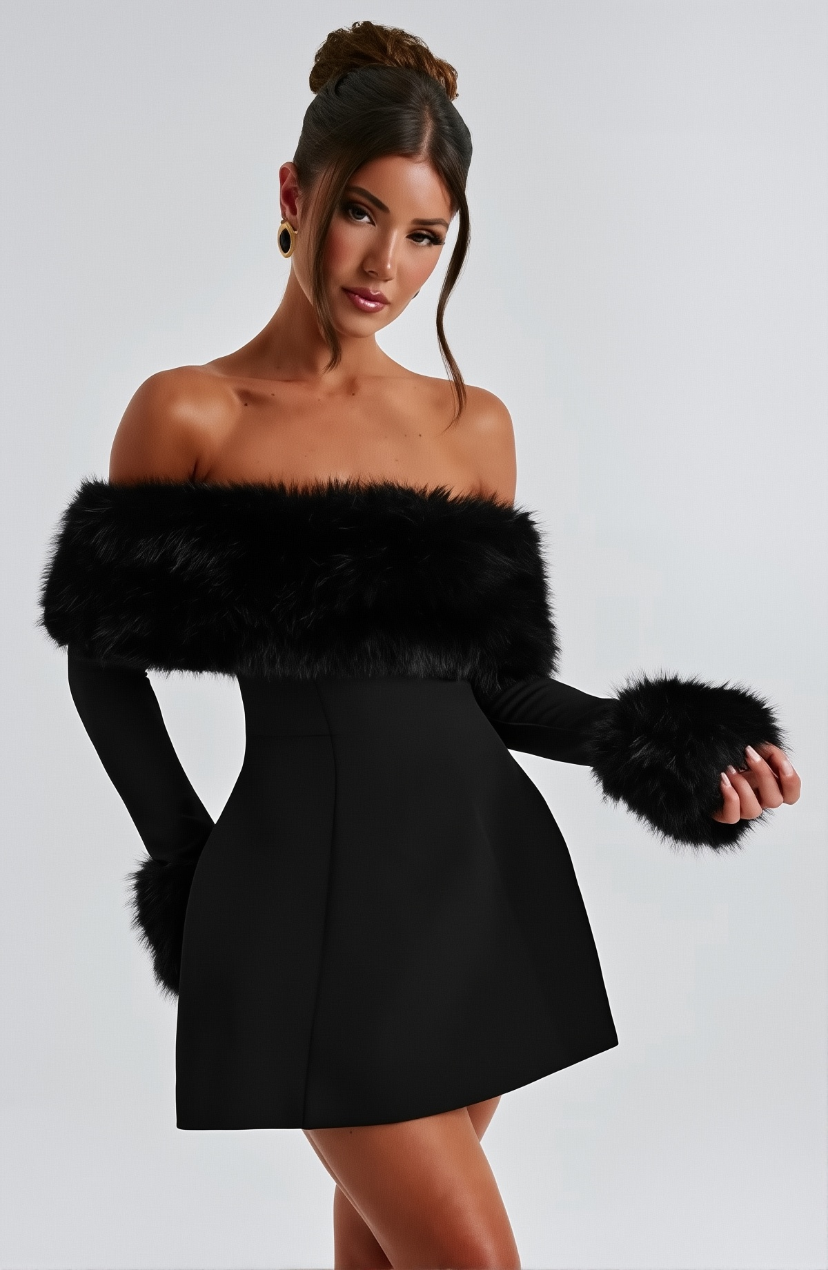 Aveline Mini Dress Black