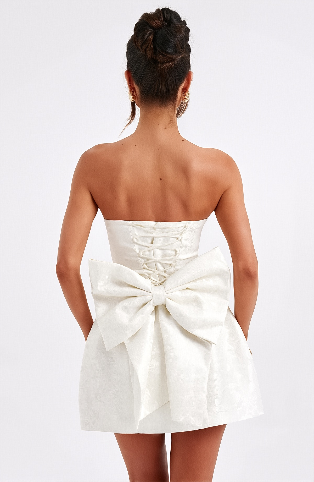 Aurelia Mini Dress White