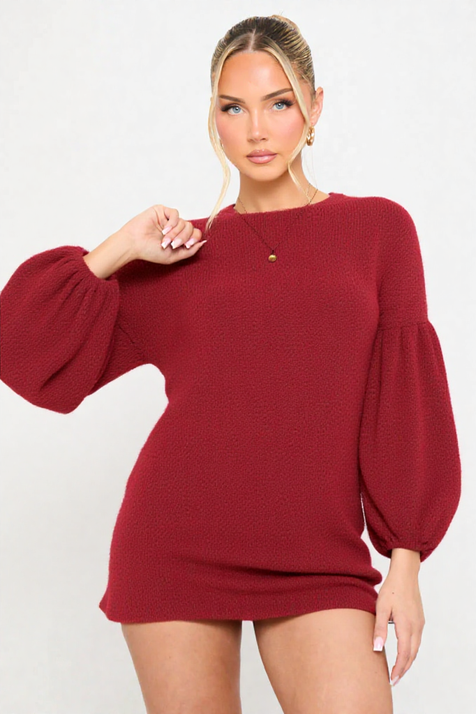 Cozy Charm Knit Dress