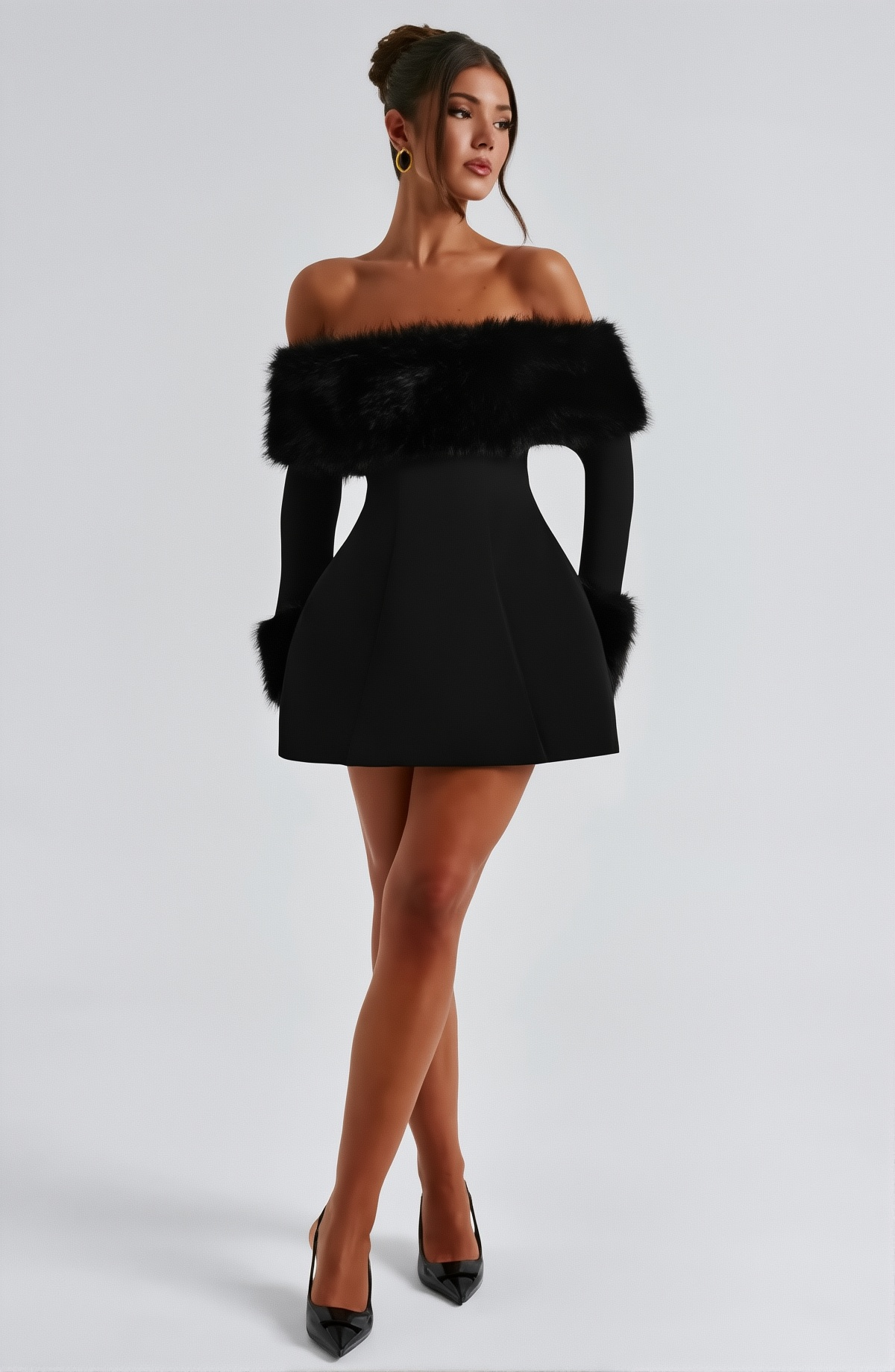Aveline Mini Dress Black