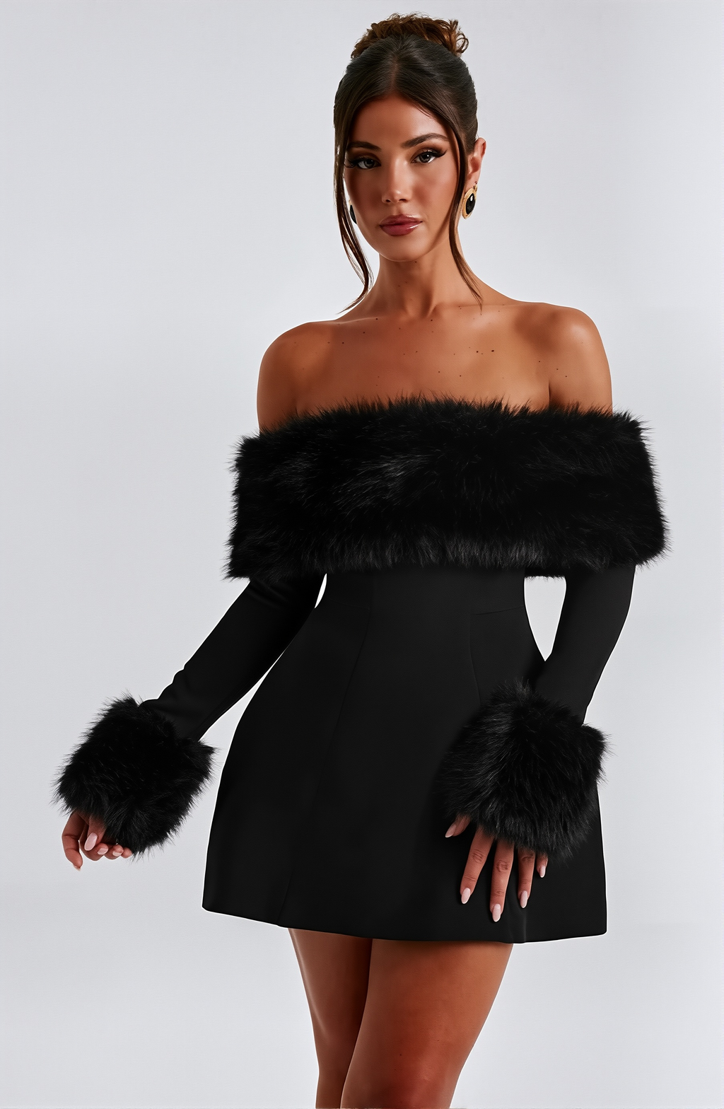 Aveline Mini Dress Black