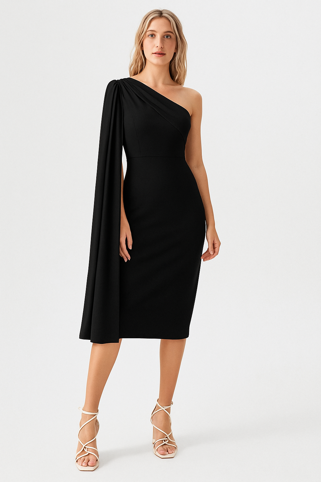 Chic One Shoulder Plus Size