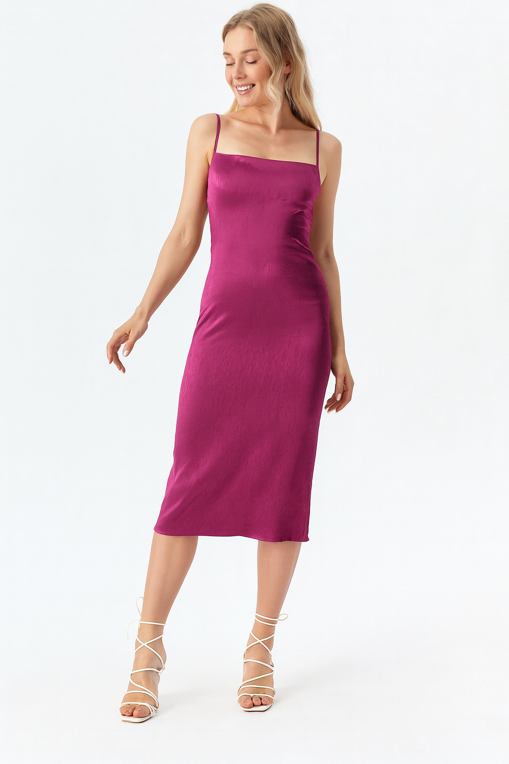 Satin Evening Dress