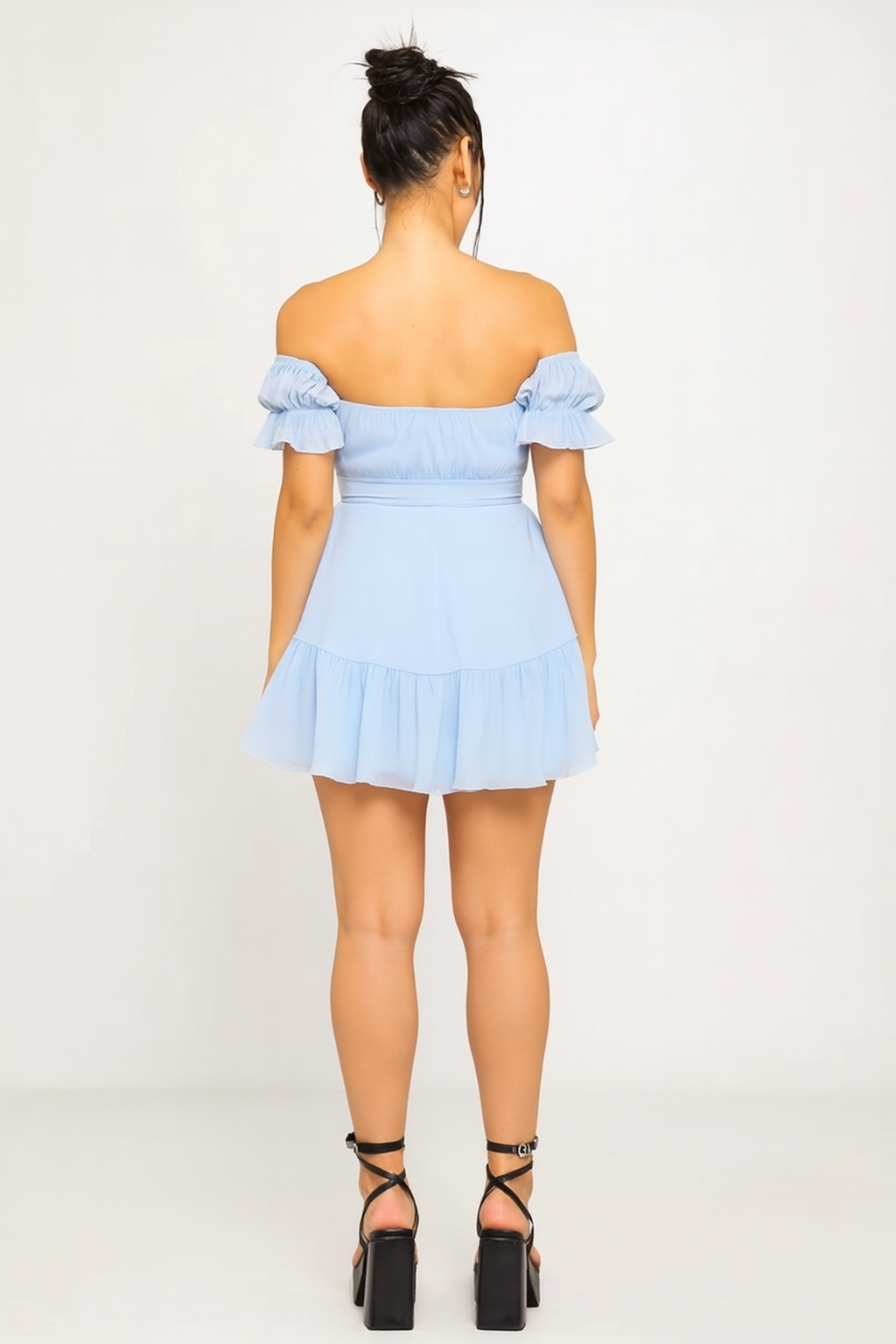 Celeste Ruffle Mini Dress