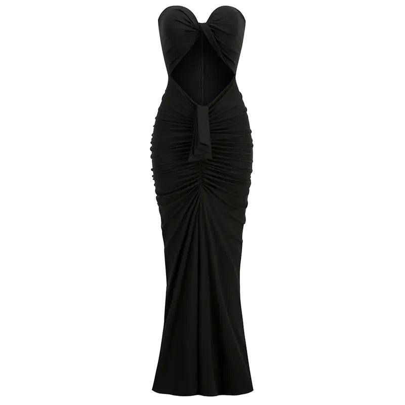 Navel Show Tube Dress