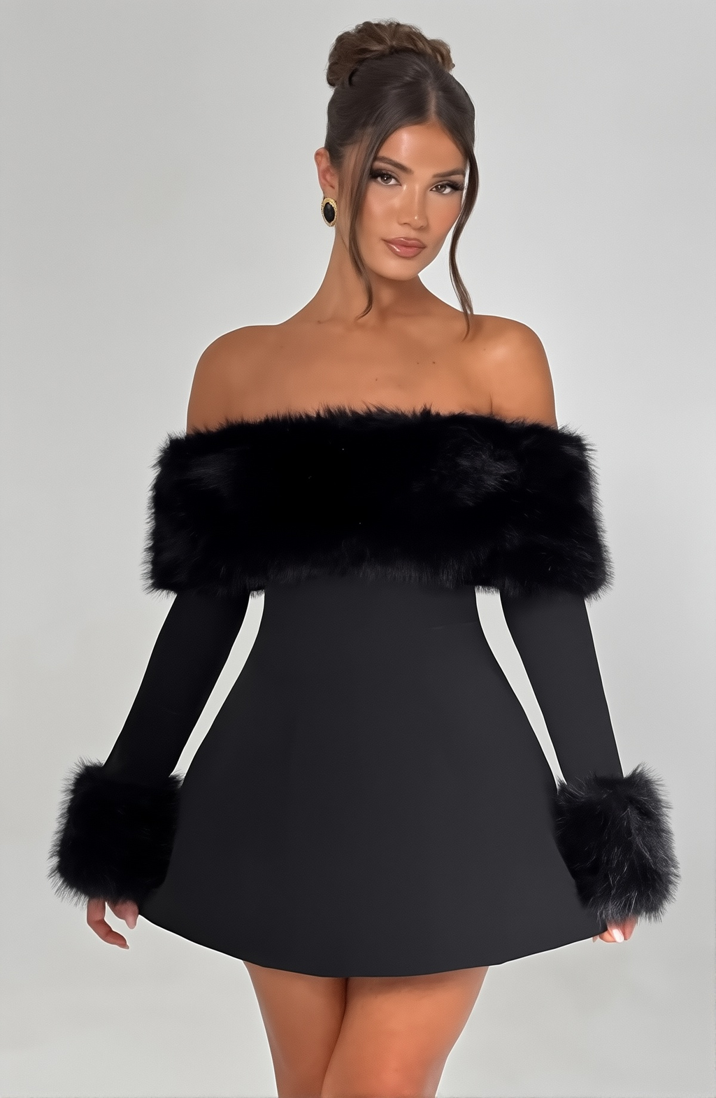 Aveline Mini Dress Black