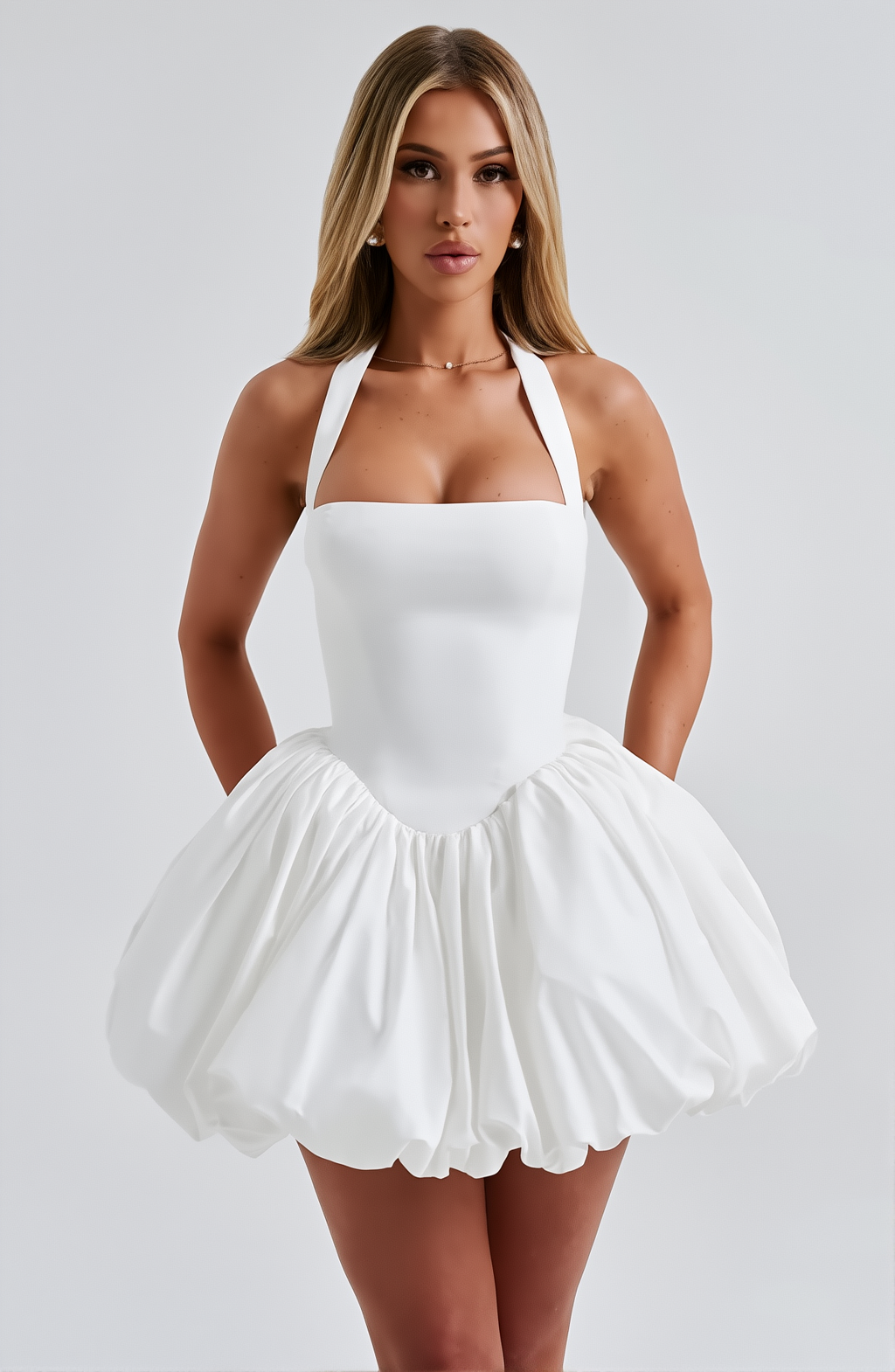 Vitória Bubble Mini Dress