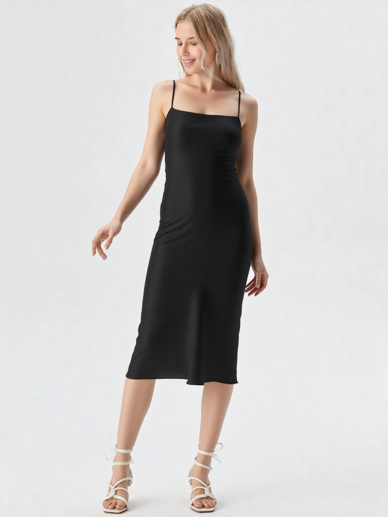 Satin Evening Dress
