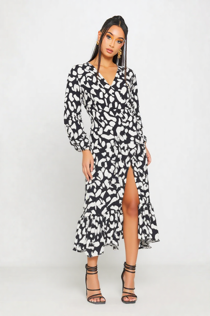 Urban Wild Midi Dress