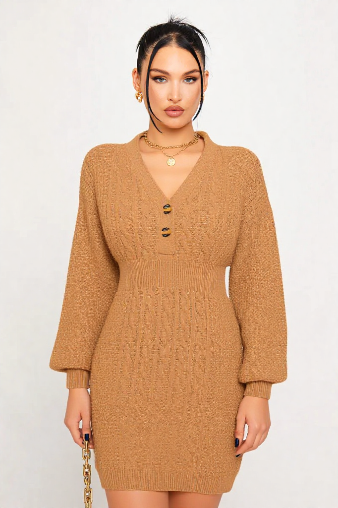 Blush Belle Knit Dress