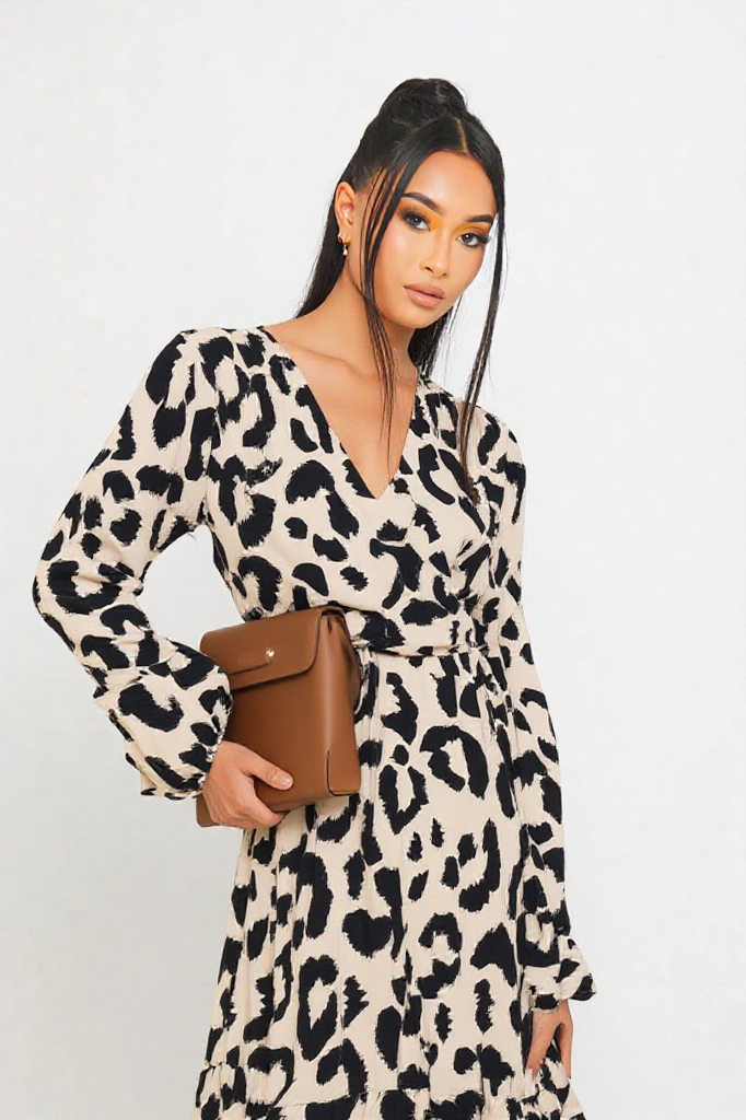 Urban Wild Midi Dress