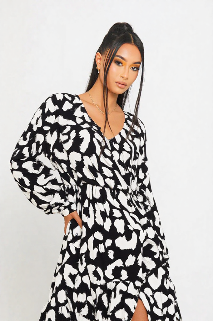 Urban Wild Midi Dress