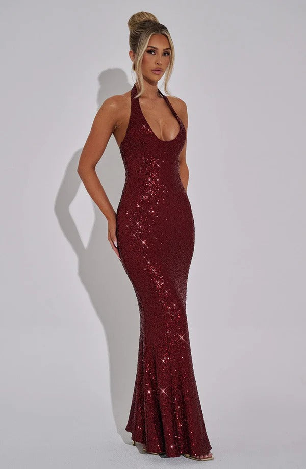 Ruby Serenade Gown Dress