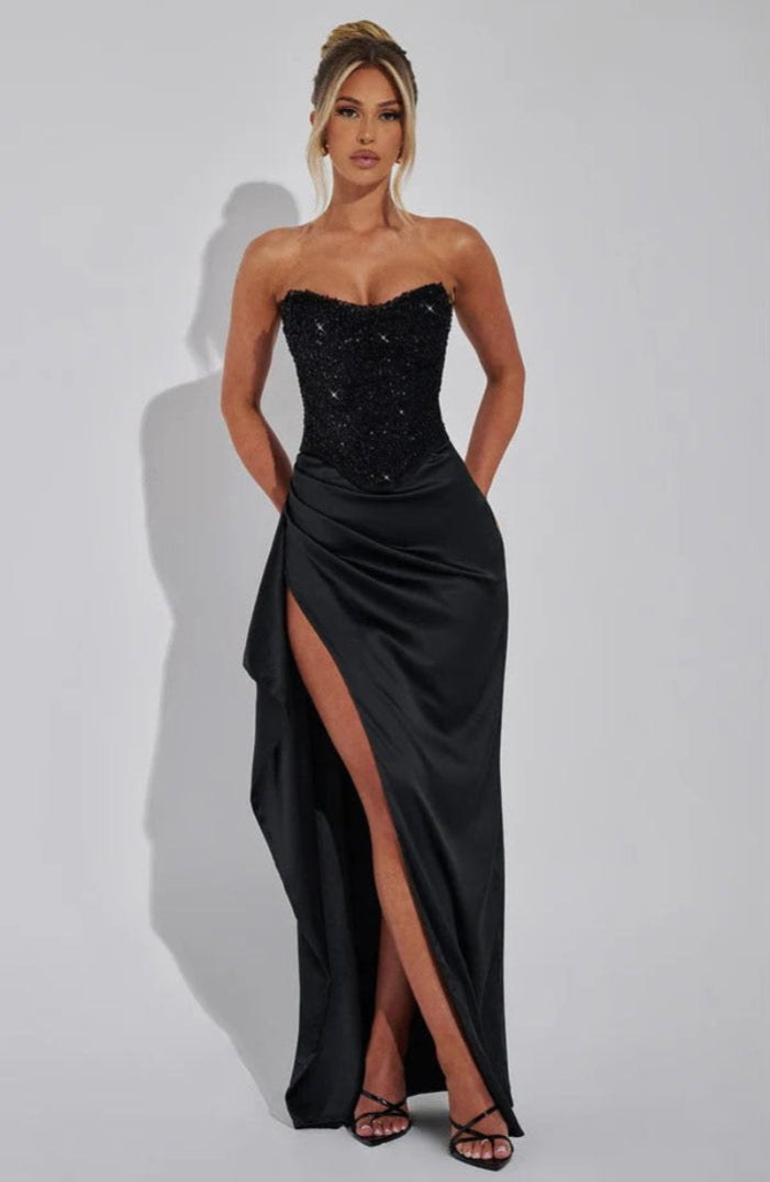 Spring Elegance Split Dress