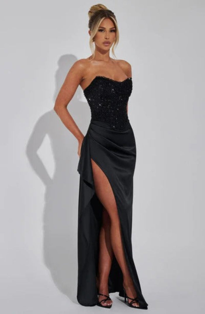 Spring Elegance Split Dress
