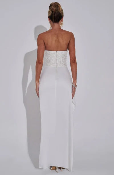 Spring Elegance Split Dress