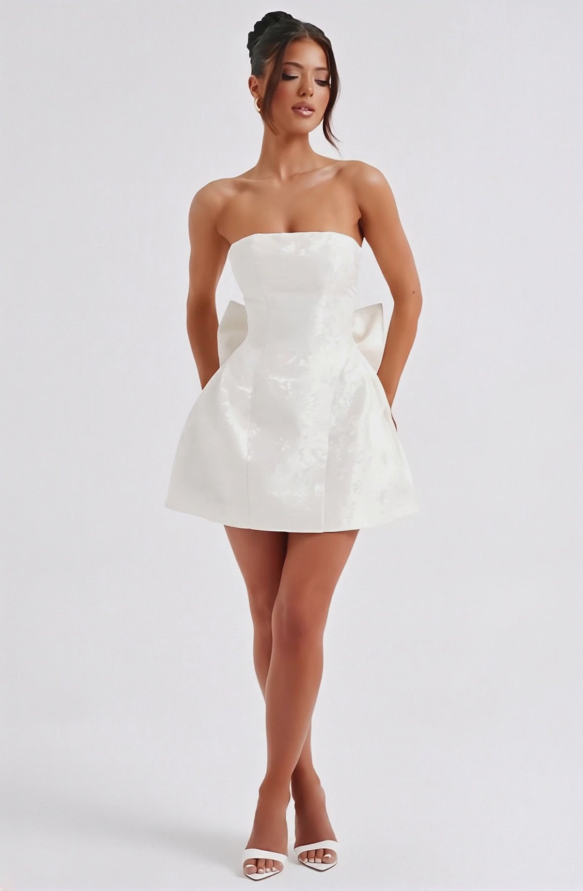 Aurelia Mini Dress White