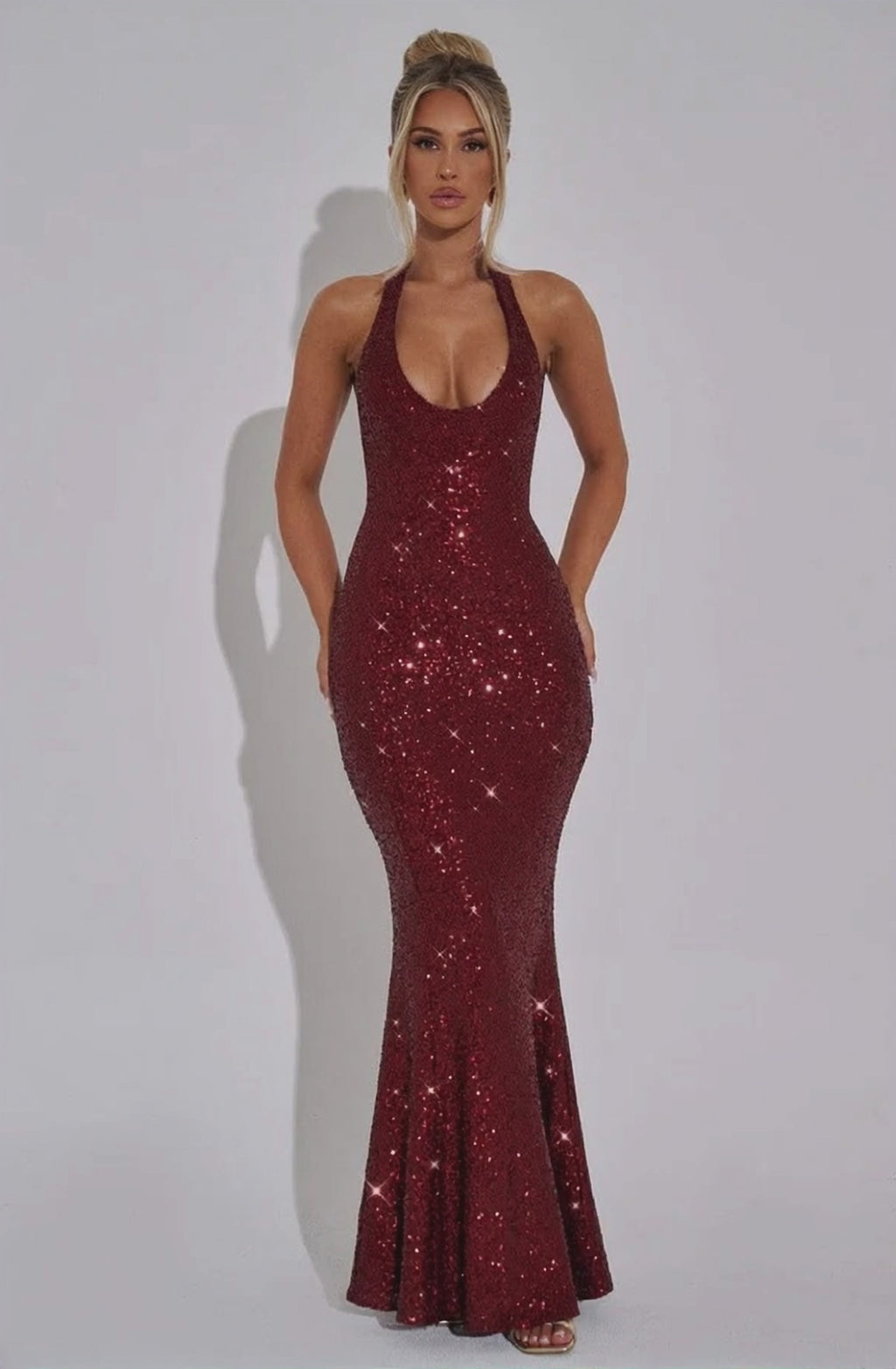 Ruby Serenade Gown Dress