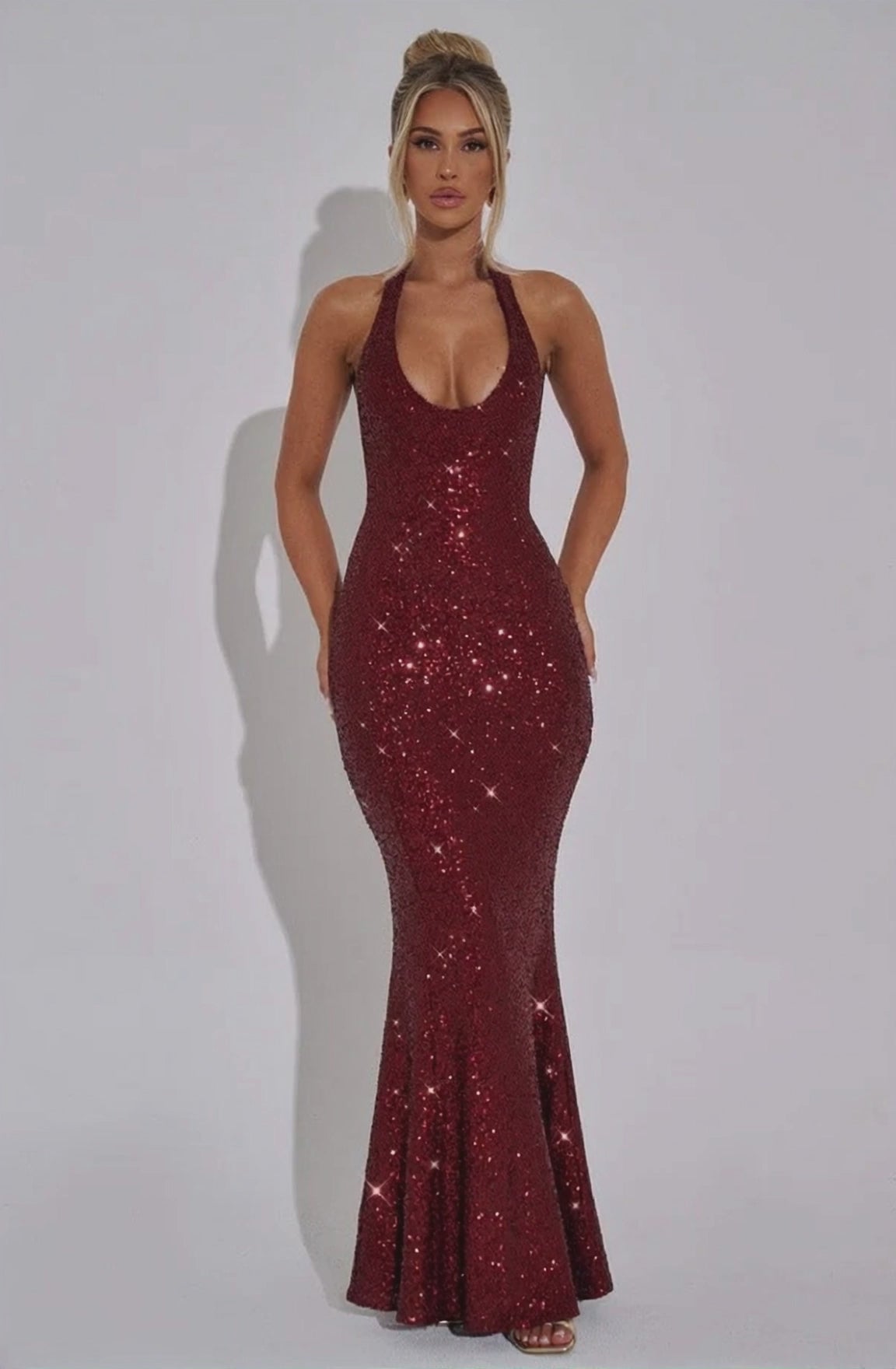 Ruby Serenade Gown Dress